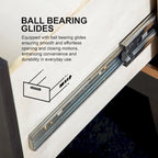 Commode moderne à 5 tiroirs Addeso en bois massif de Furniture of America