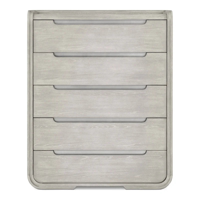 Commode moderne à 5 tiroirs Addeso en bois massif de Furniture of America