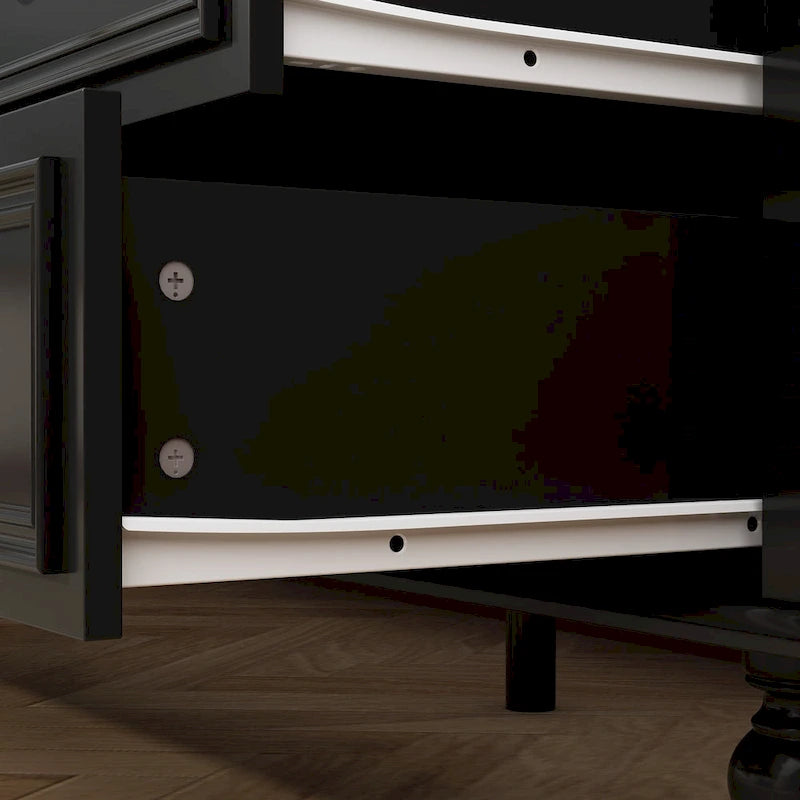 Commode en bois 63W, rangement pour chambre à coucher, 12 tiroirs