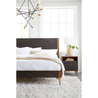 Table de nuit Vallarta bicolore en bois de manguier