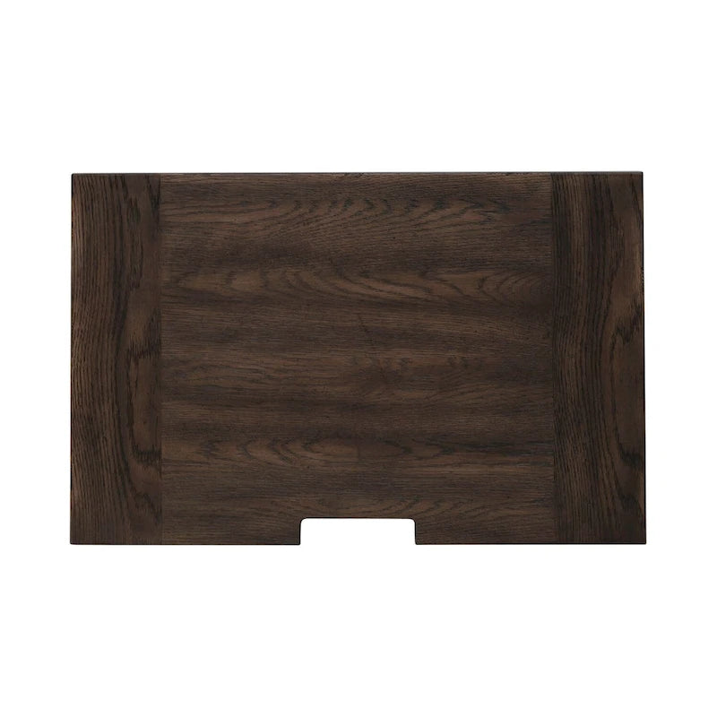 Table de chevet Paradise Valley Saddle Brown avec station de recharge