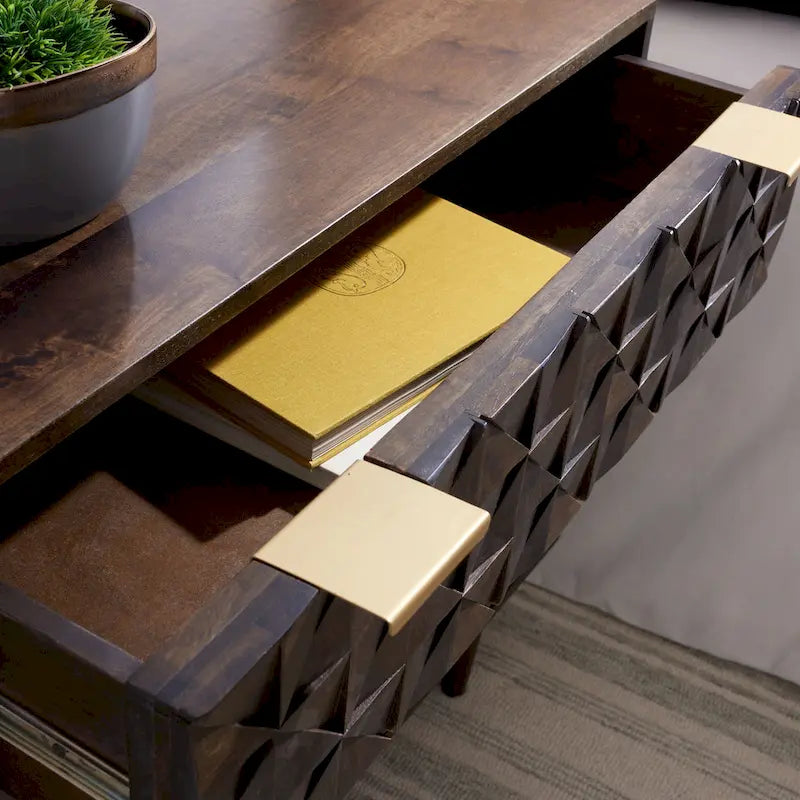 Commode de chambre à coucher SAFAVIEH Cena à 3 tiroirs