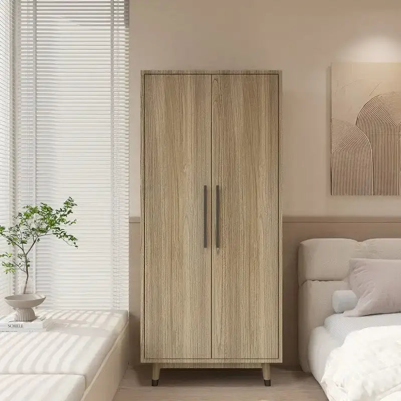 Armoire en bois à 2 portes