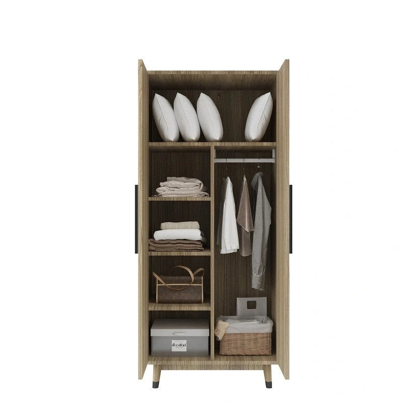 Armoire en bois à 2 portes