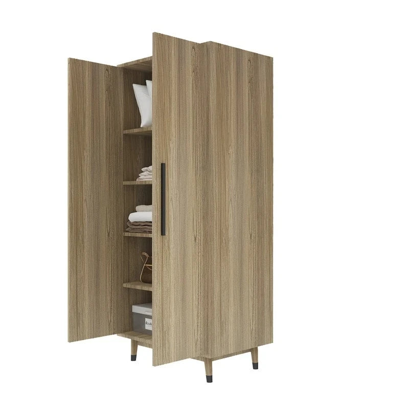 Armoire en bois à 2 portes