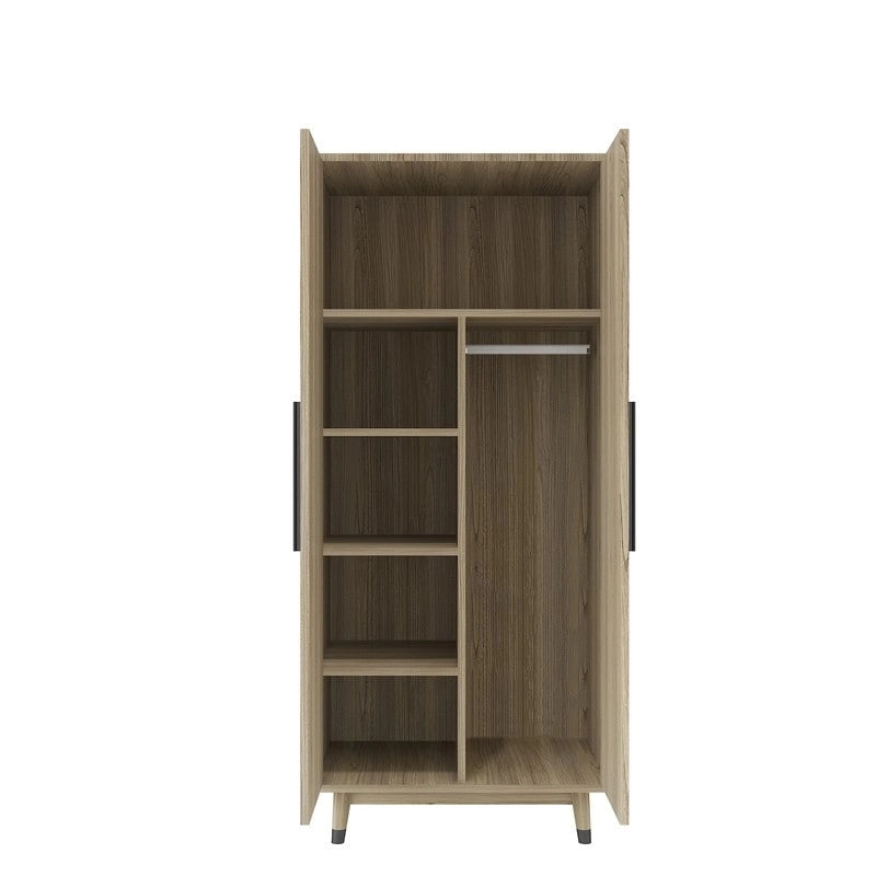 Armoire en bois à 2 portes