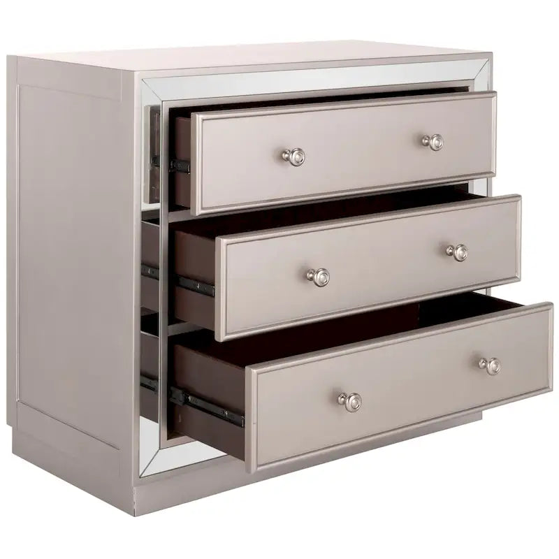 SAFAVIEH Amey Mirrored 3-Drawer Chest