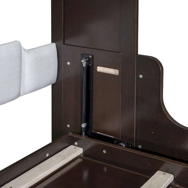 Lit escamotable Queen Size avec coussin