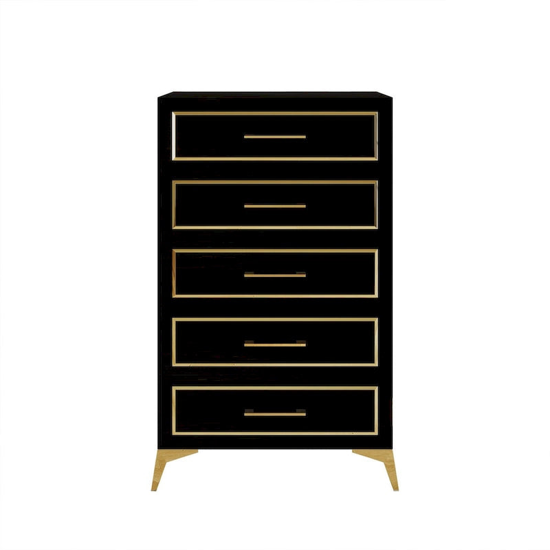 Commode contemporaine CraftPorch à 5 tiroirs