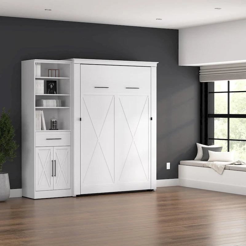 Lit escamotable Key West avec armoire intégrée (88 po) par Bestar