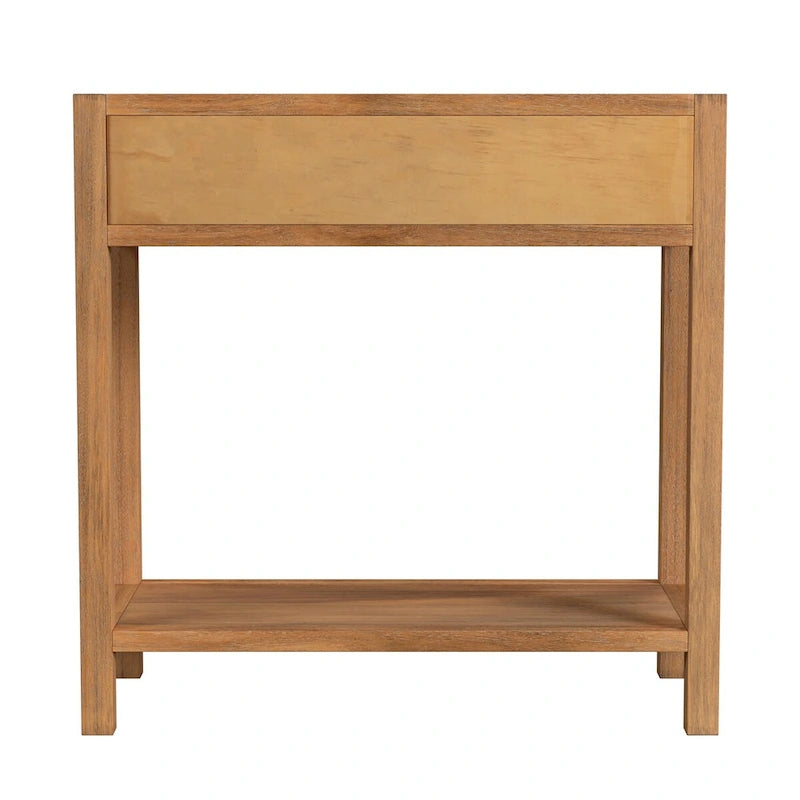 Table de chevet Lark 30 en bois à 1 tiroir